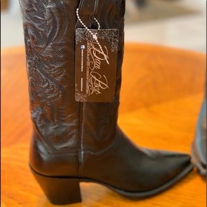 Cowboy Boots - Dan Post - Genuine Leather Black